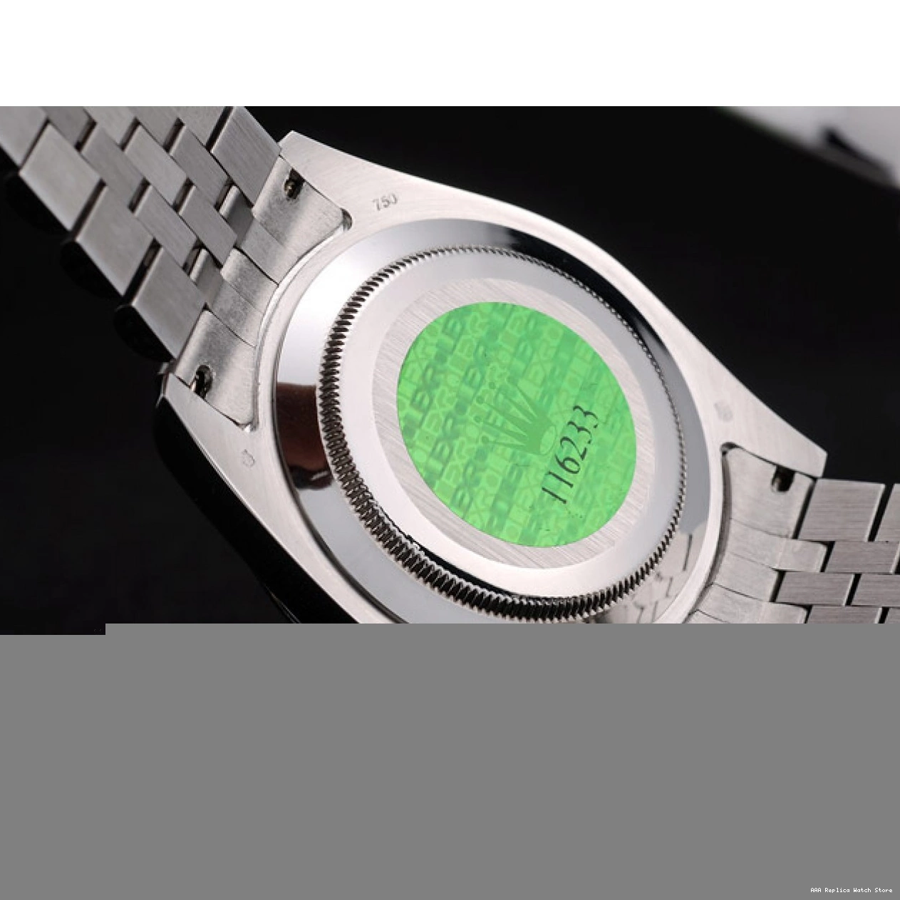 Aaa replica watch Silver DateJust Flower Dial Rolex Steel Stainless Bezel 41983 Ribbed 0729